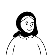 Illustrated portrait avatar for Brenna